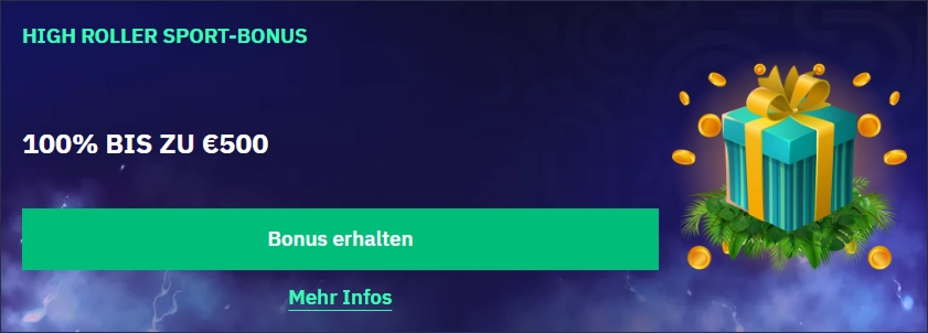 High Roller Sportbonus im BeonBet Casino