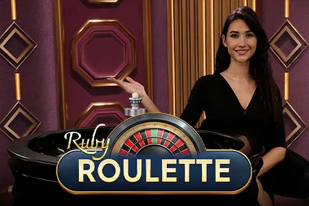 Ruby Roulette Tisch im Live Casino